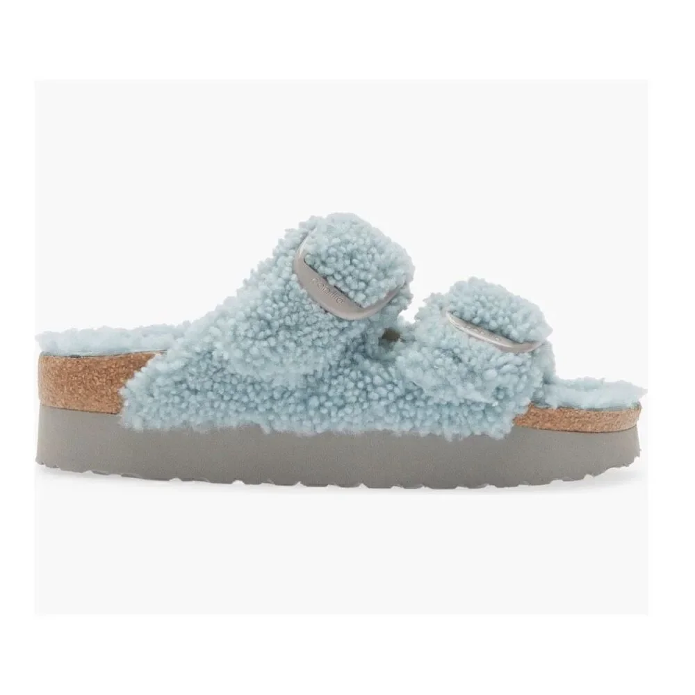 Birkenstock | Arizona Big Buckle Shearling Slide Sandals